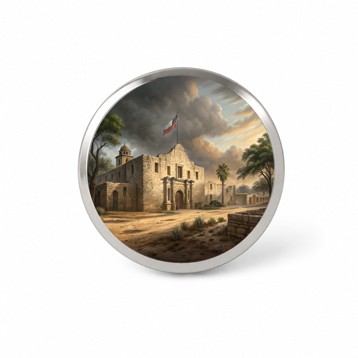 The Alamo In 1836 Texas Novelty Hat Backpack Lapel Pin