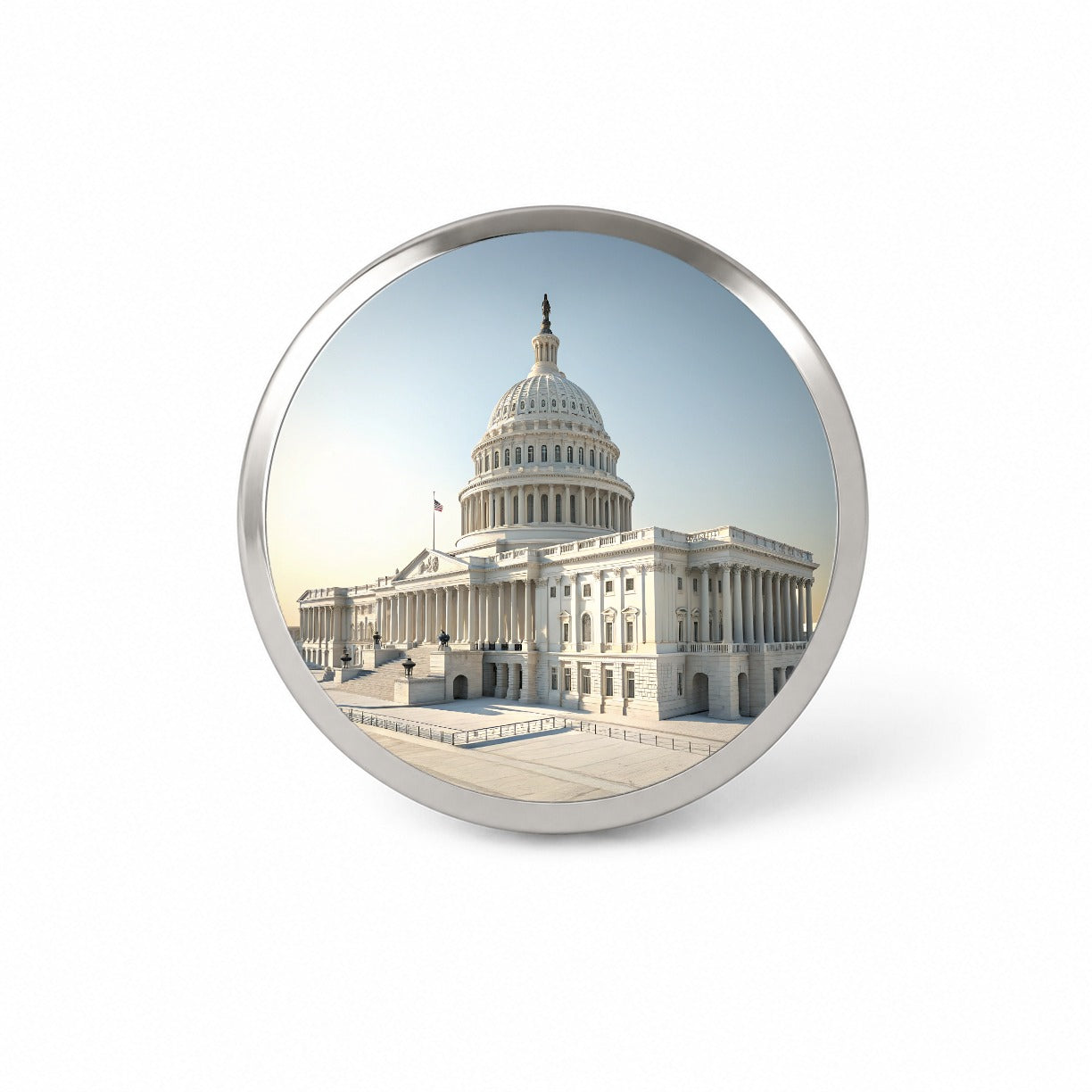 US Capitol Building Washington DC Novelty Hat Backpack Lapel Pin
