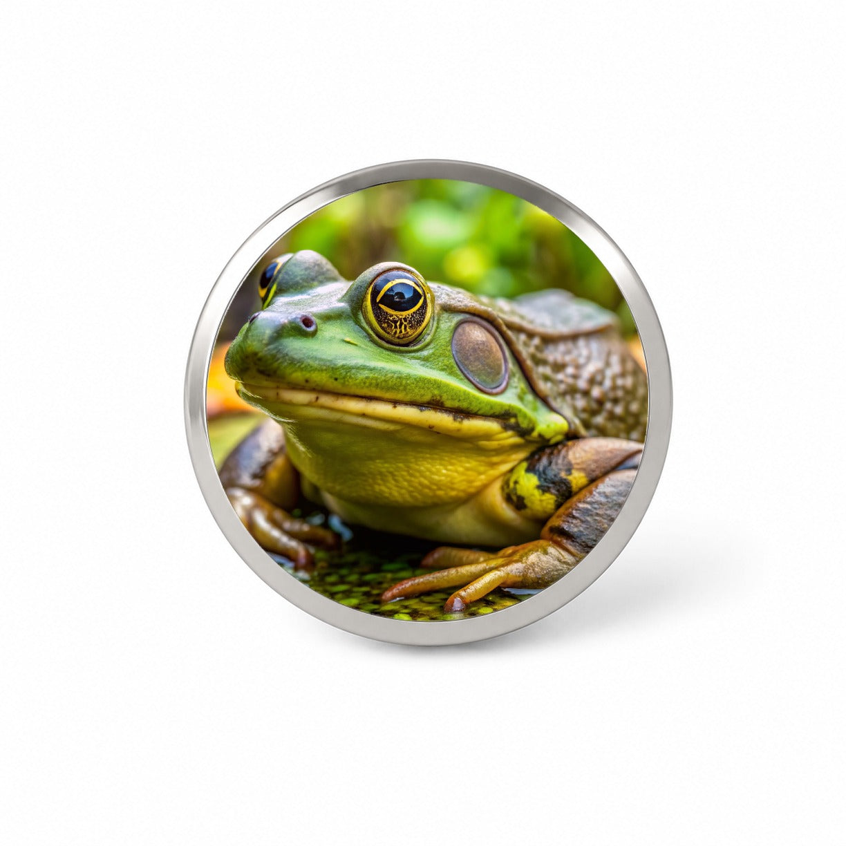 American Bullfrog Novelty Hat Backpack Lapel Pin