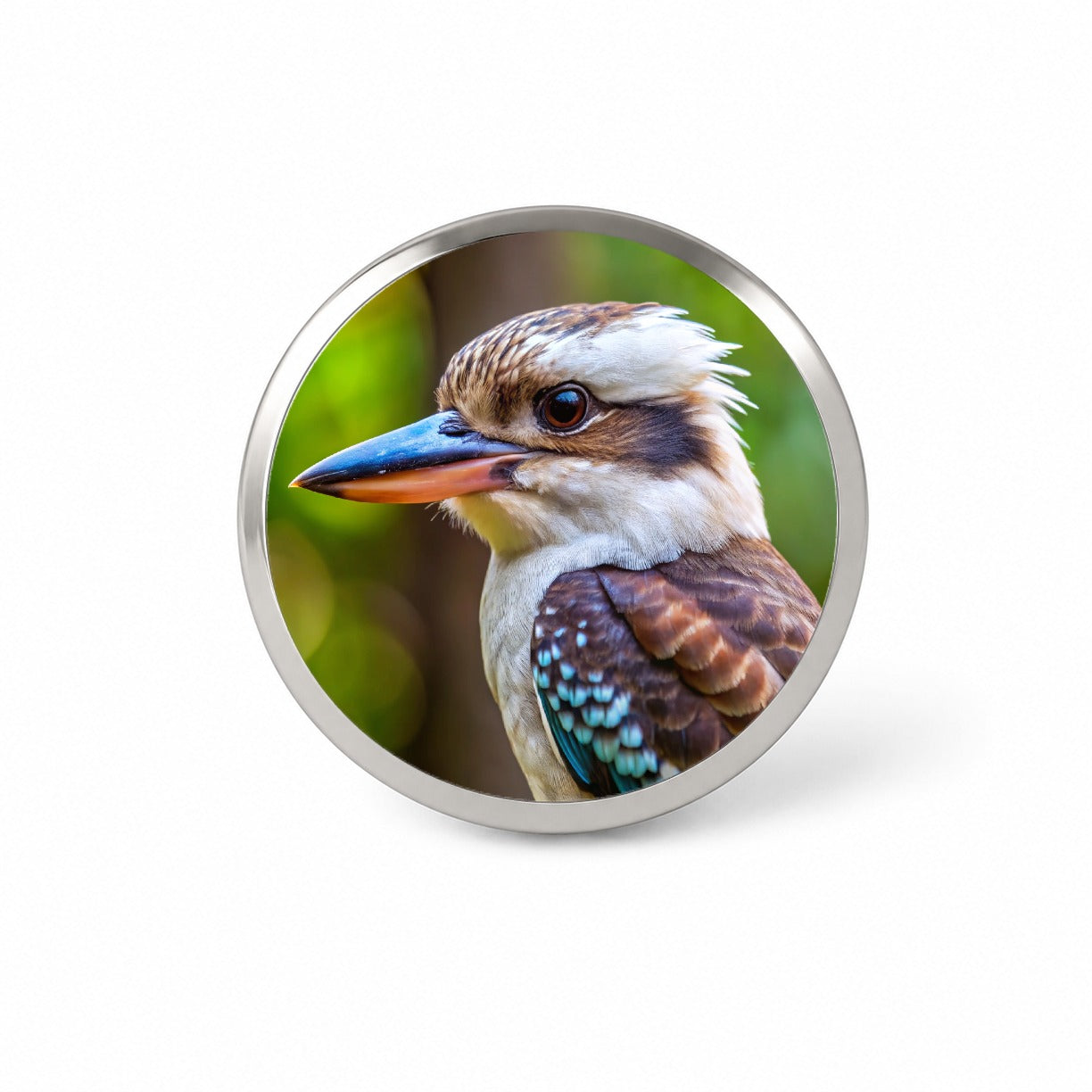 Australian Kookaburra Bird Novelty Hat Backpack Lapel Pin