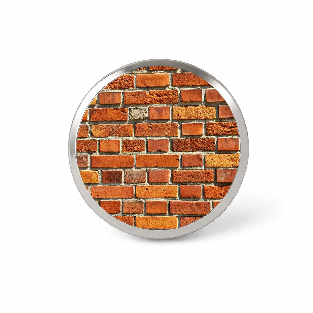 Brick Wall Pattern Novelty Hat Backpack Lapel Pin