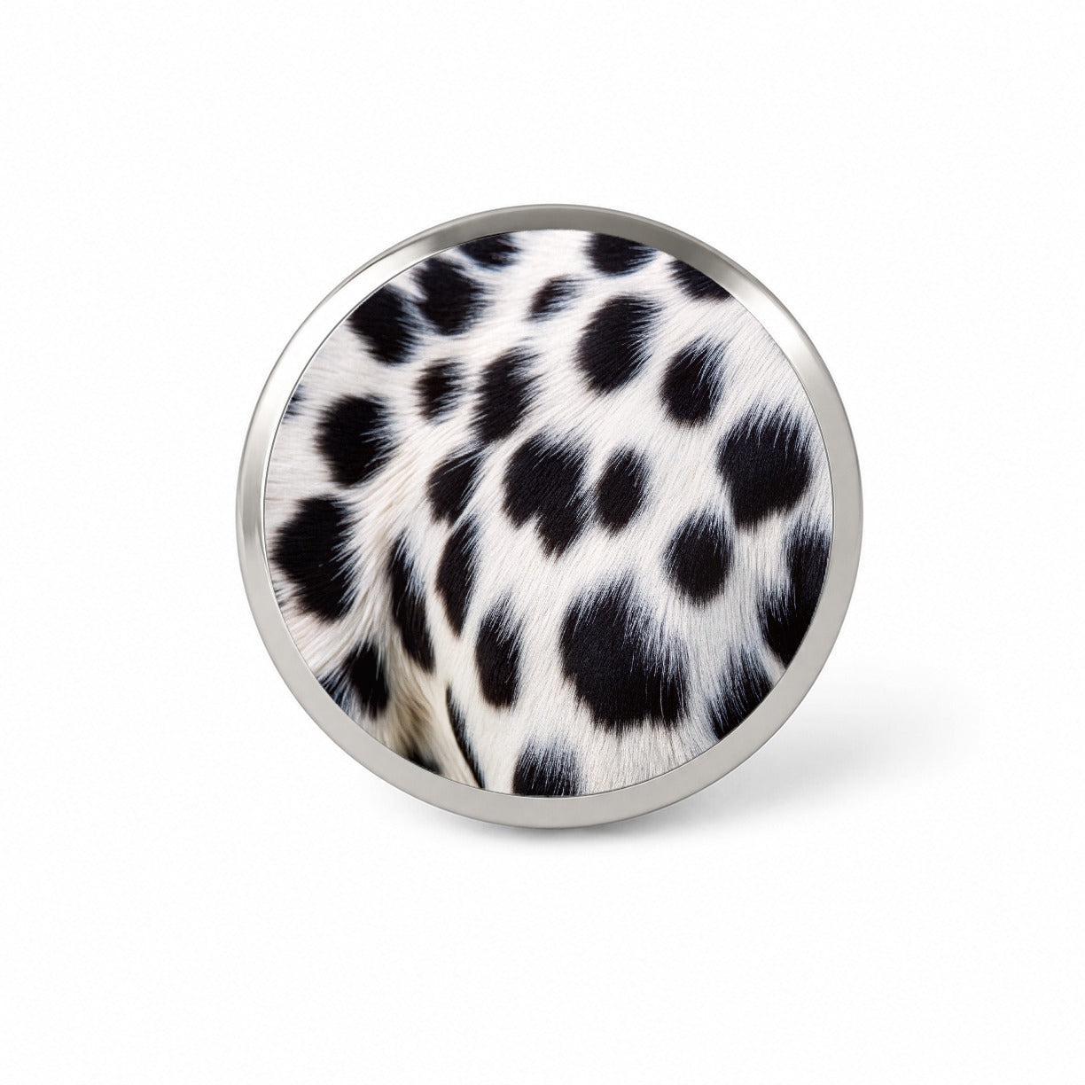 Dalmatian Dog Fur Spotted Pattern Novelty Hat Backpack Lapel Pin