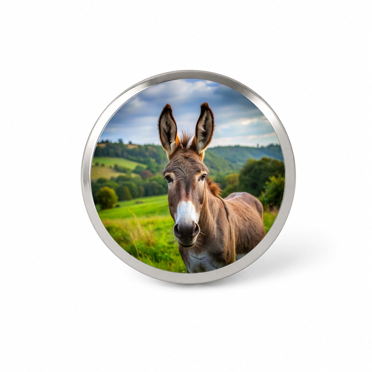 Donkey Novelty Hat Backpack Lapel Pin