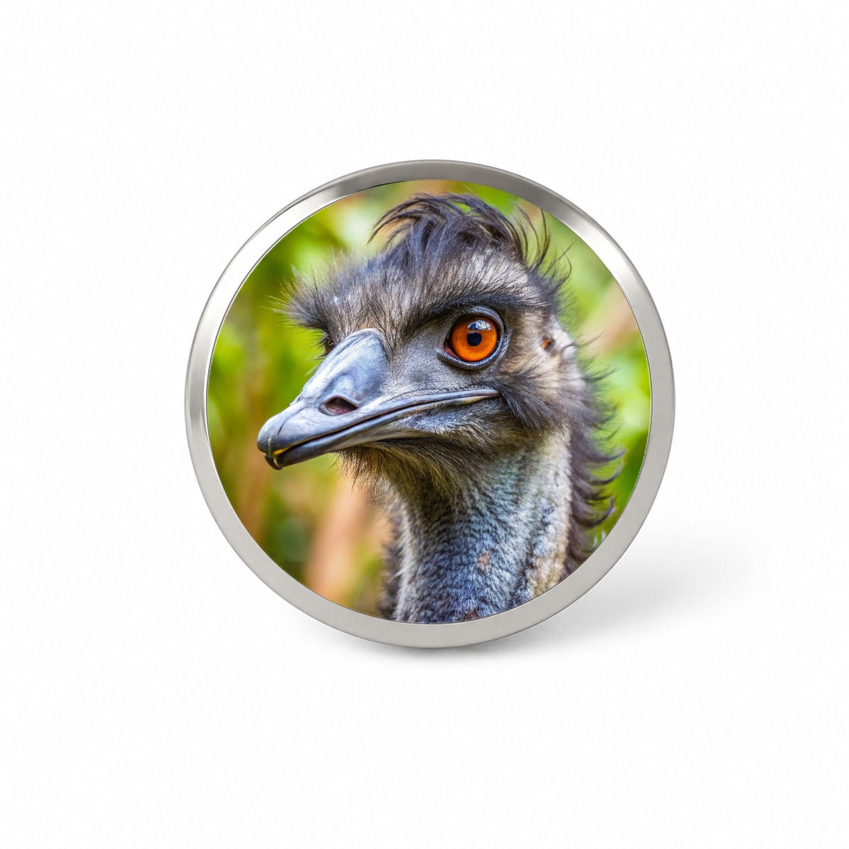 Emu Novelty Hat Backpack Lapel Pin