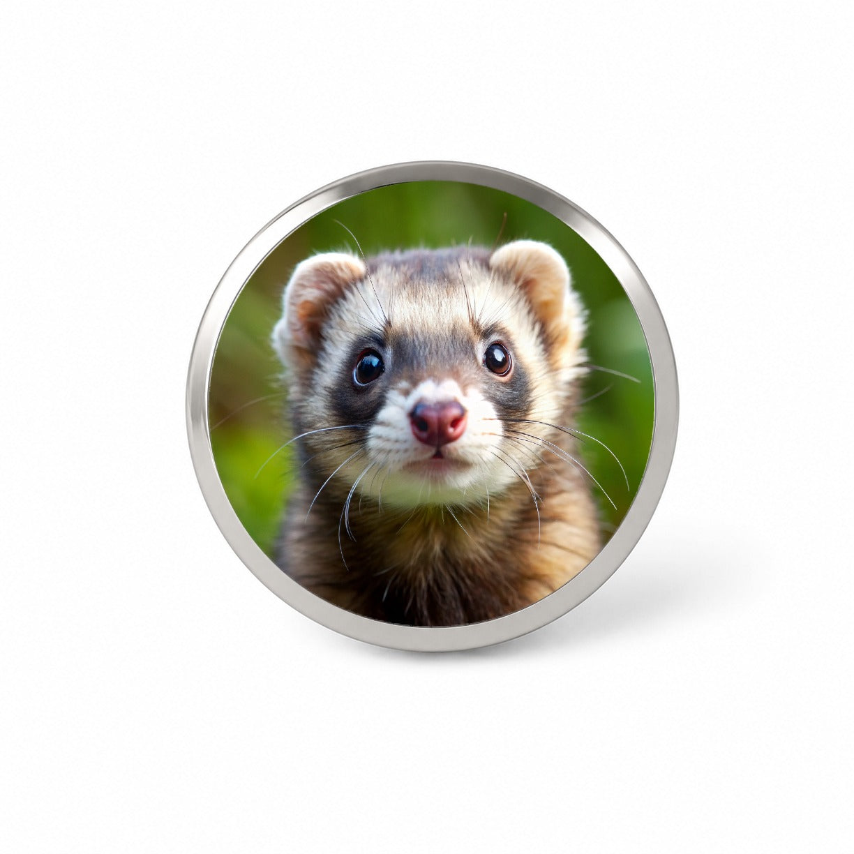 Ferret Novelty Hat Backpack Lapel Pin
