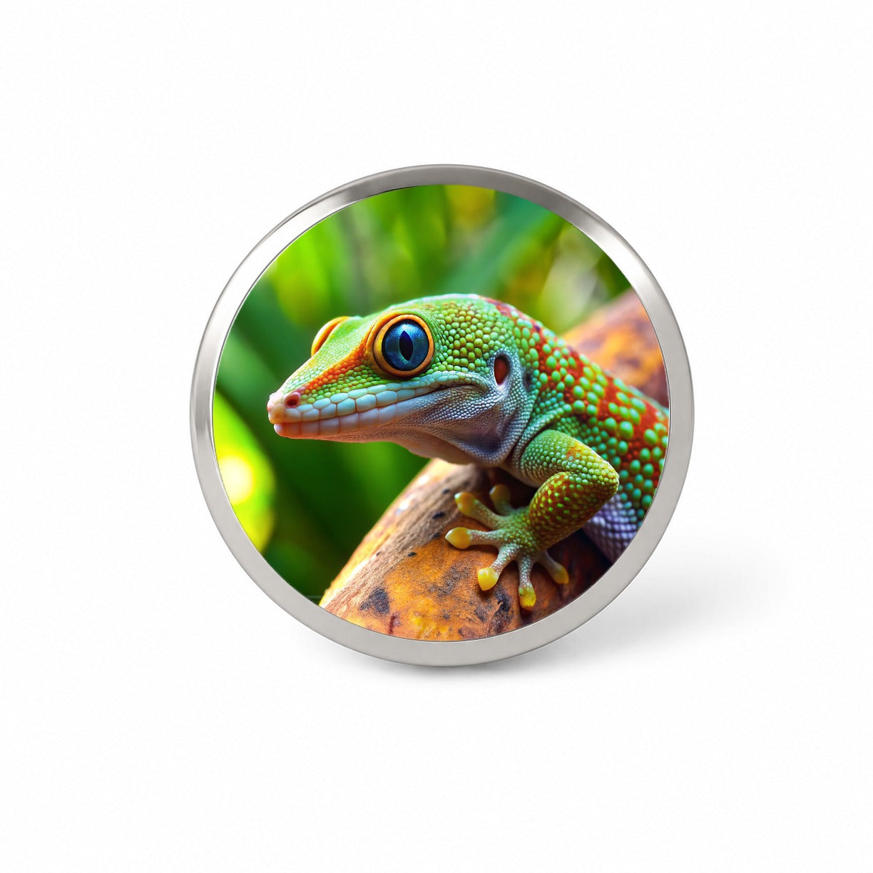 Gecko Lizard Reptile Novelty Hat Backpack Lapel Pin