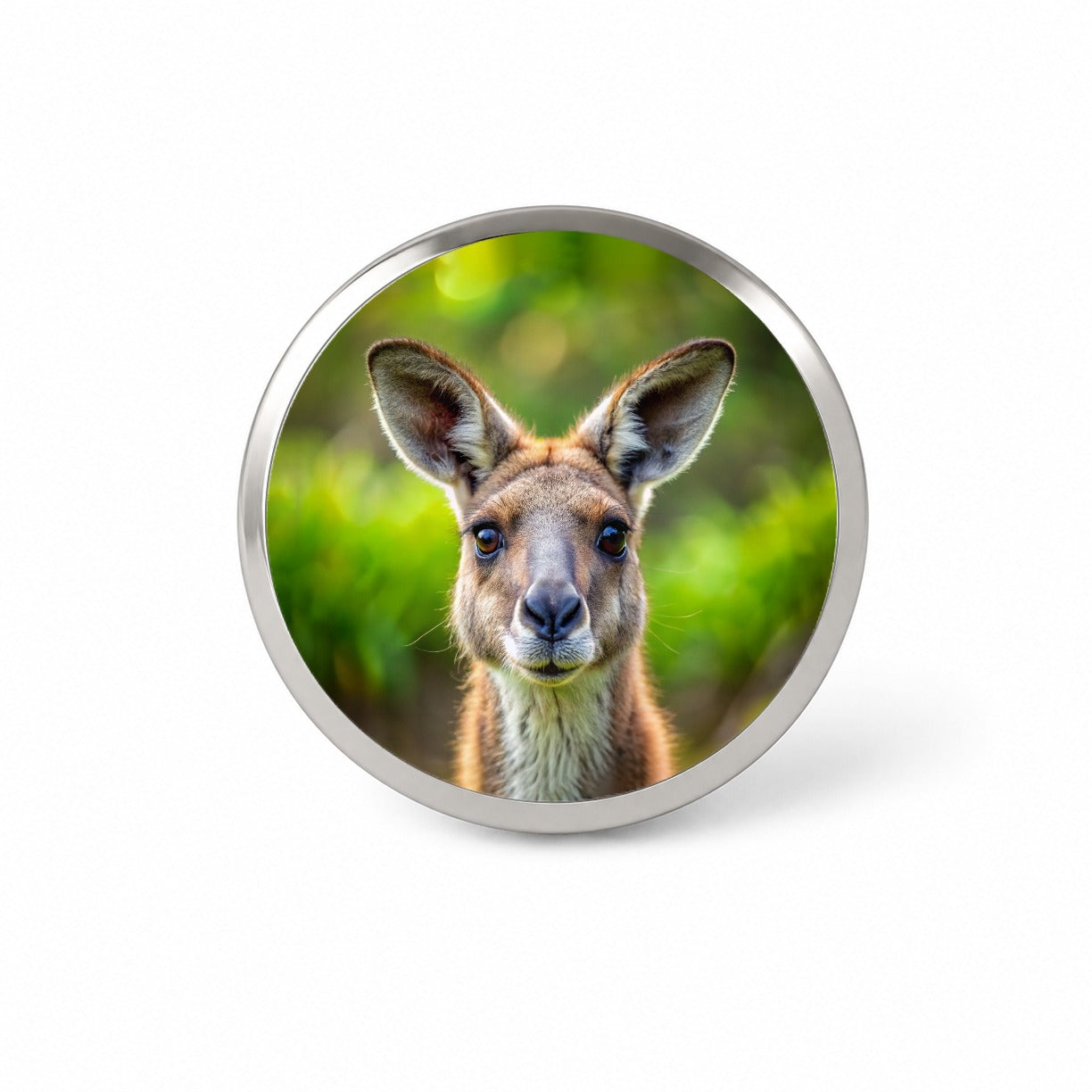 Kangaroo Face Novelty Hat Backpack Lapel Pin