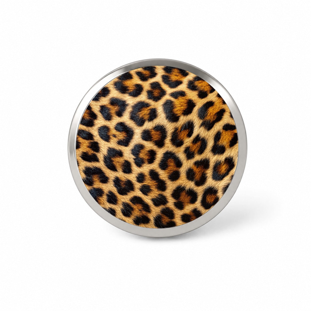 Leopard Spots Fur Pattern Novelty Hat Backpack Lapel Pin