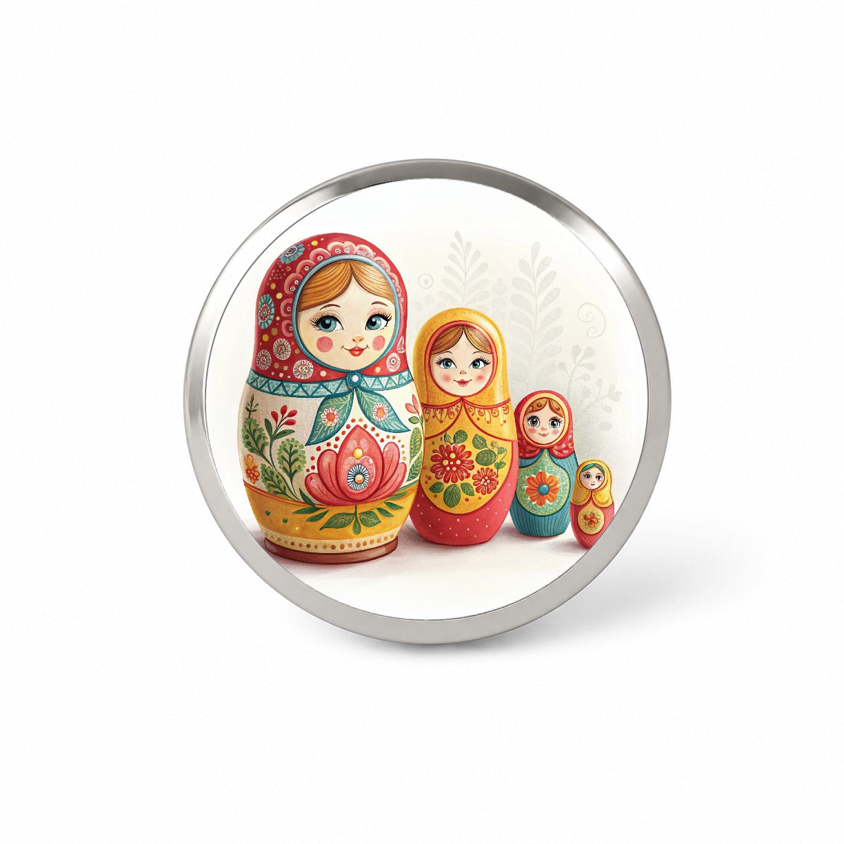 Matryoshka Russian Nesting Dolls Novelty Hat Backpack Lapel Pin