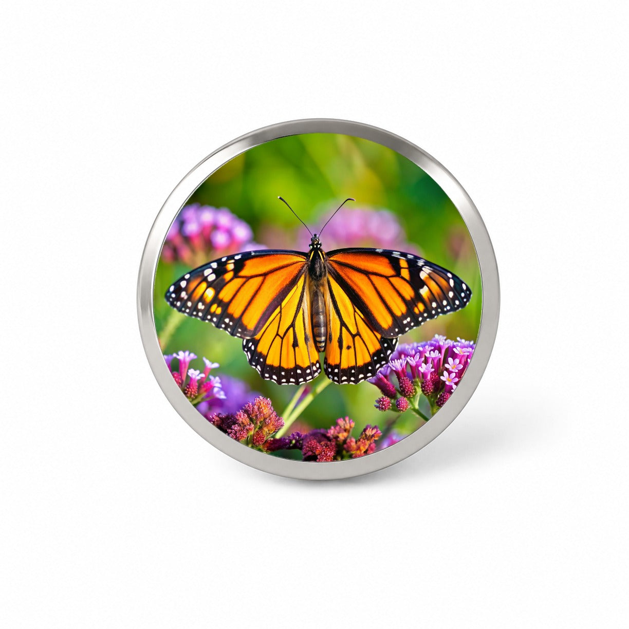 Monarch Butterfly Novelty Hat Backpack Lapel Pin