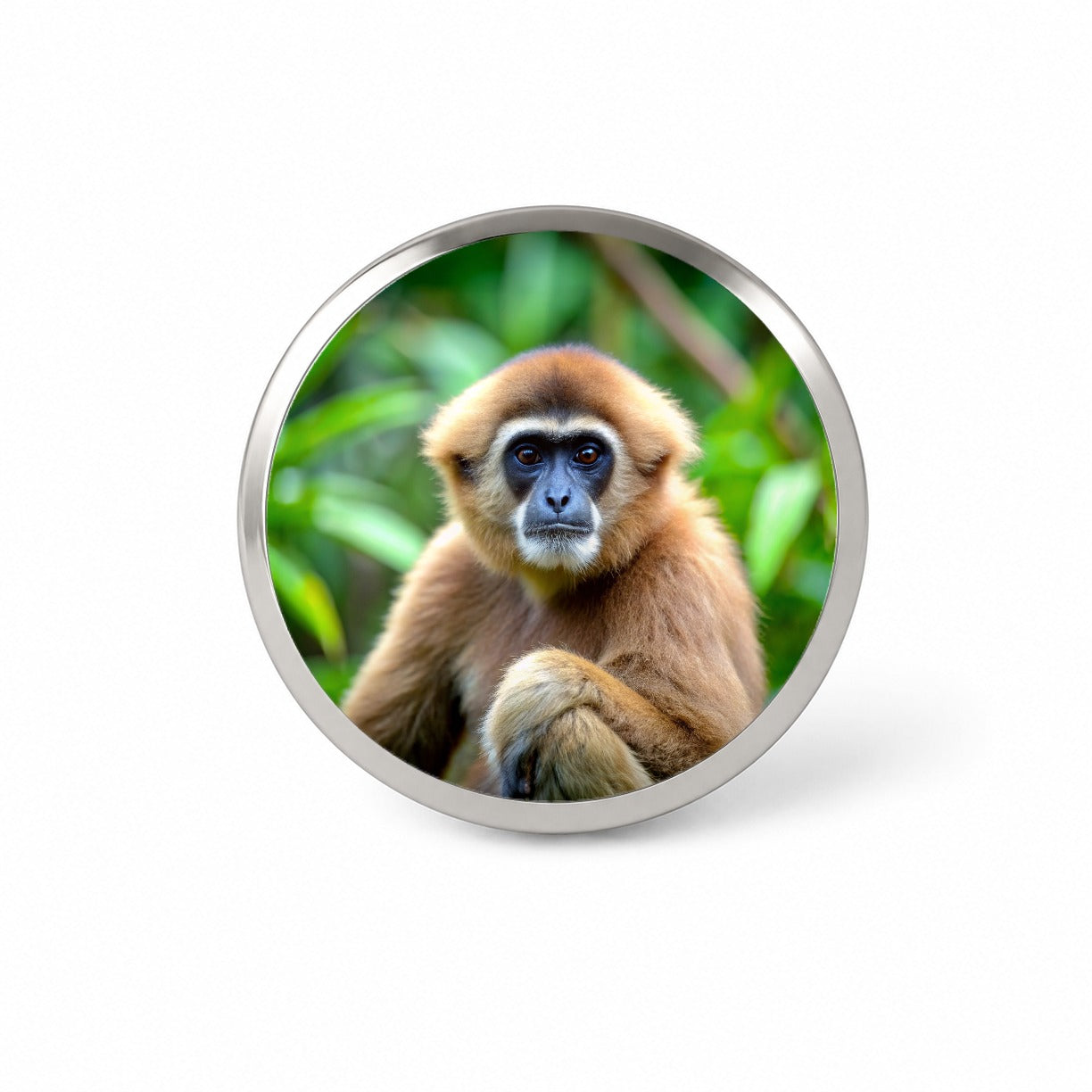 Muller's Gibbon Monkey Novelty Hat Backpack Lapel Pin