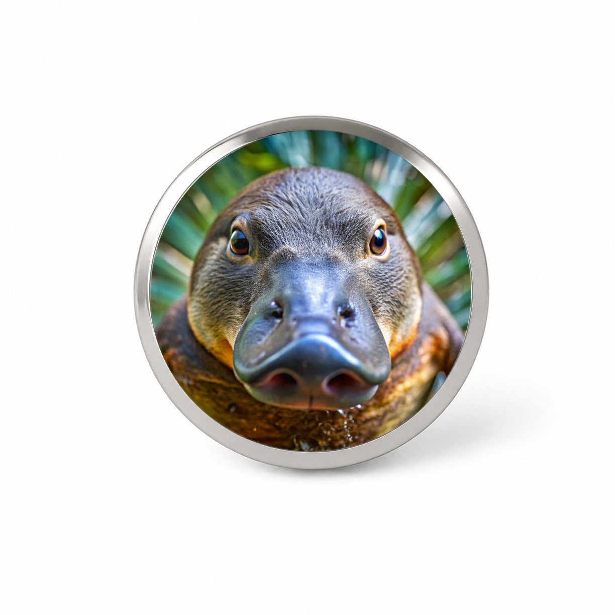 Platypus Face Novelty Hat Backpack Lapel Pin