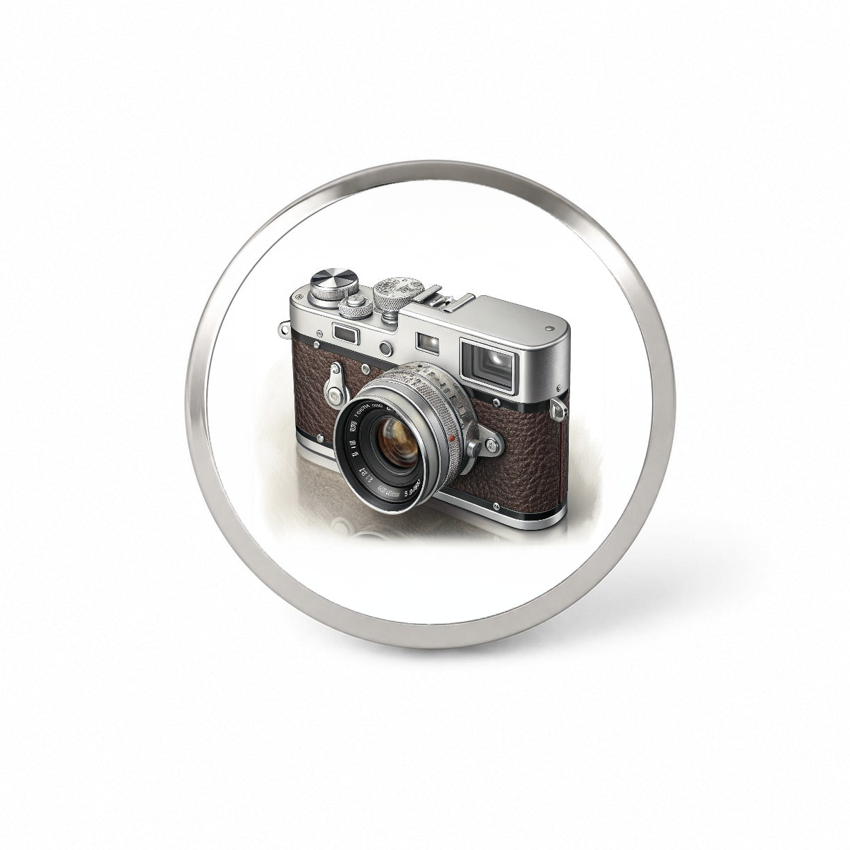 Retro 35mm Photography Camera Novelty Hat Backpack Lapel Pin
