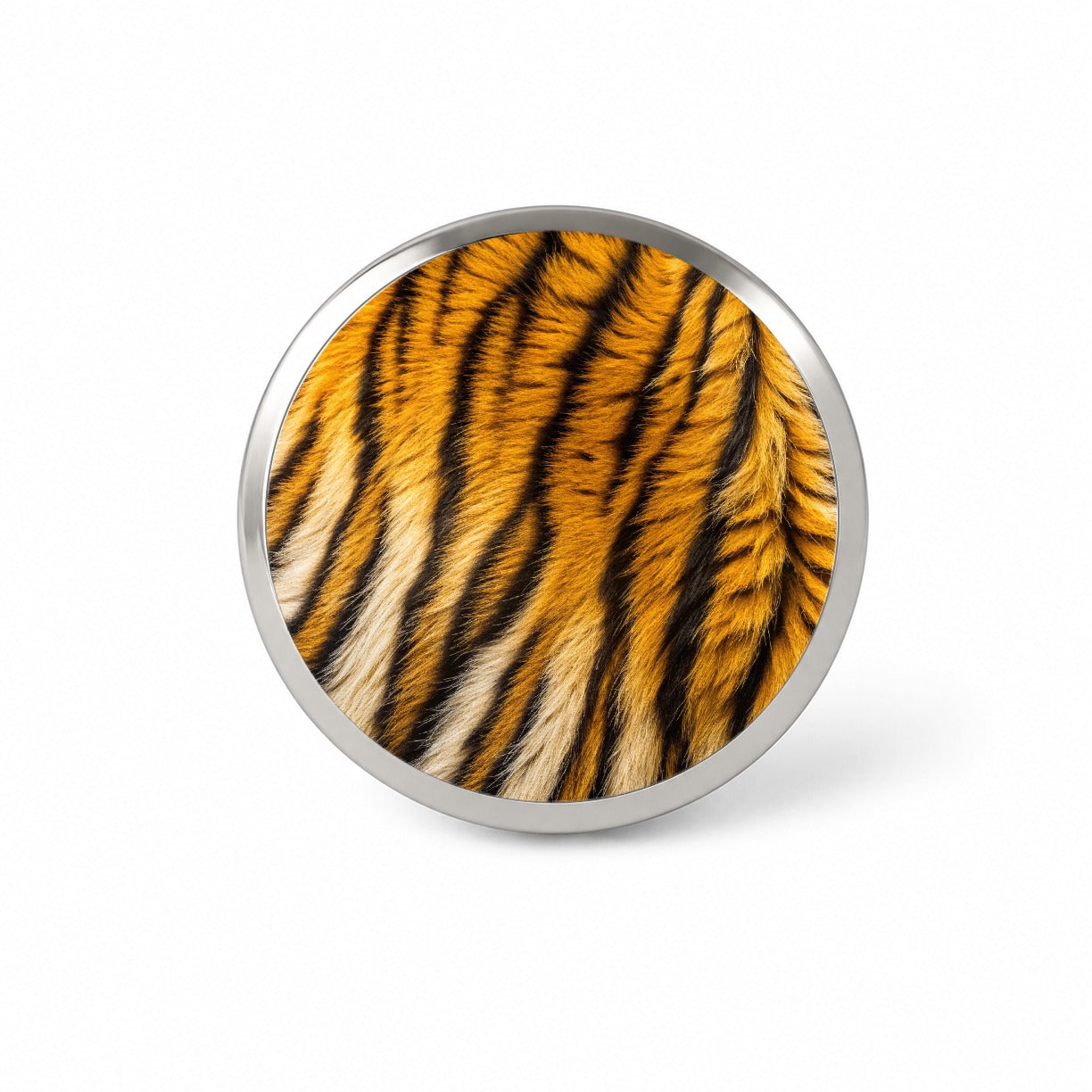 Tiger Stripes Fur Pattern Novelty Hat Backpack Lapel Pin