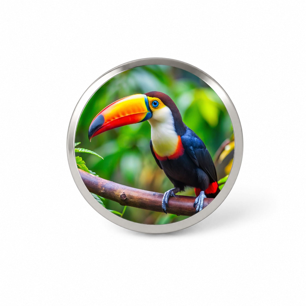 Toucan Bird Novelty Hat Backpack Lapel Pin