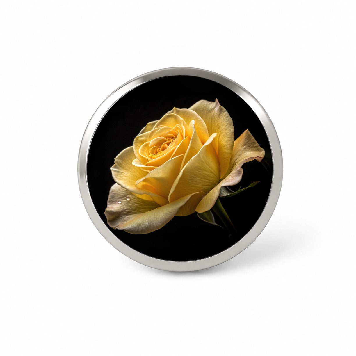 Yellow Rose Novelty Hat Backpack Lapel Pin