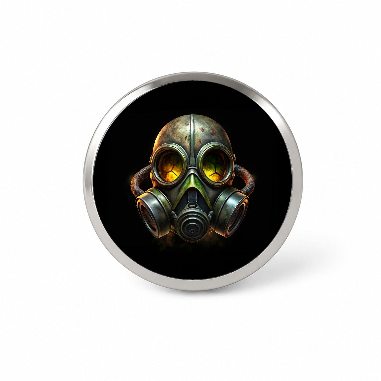 Zombie Outbreak Gas Mask Novelty Hat Backpack Lapel Pin
