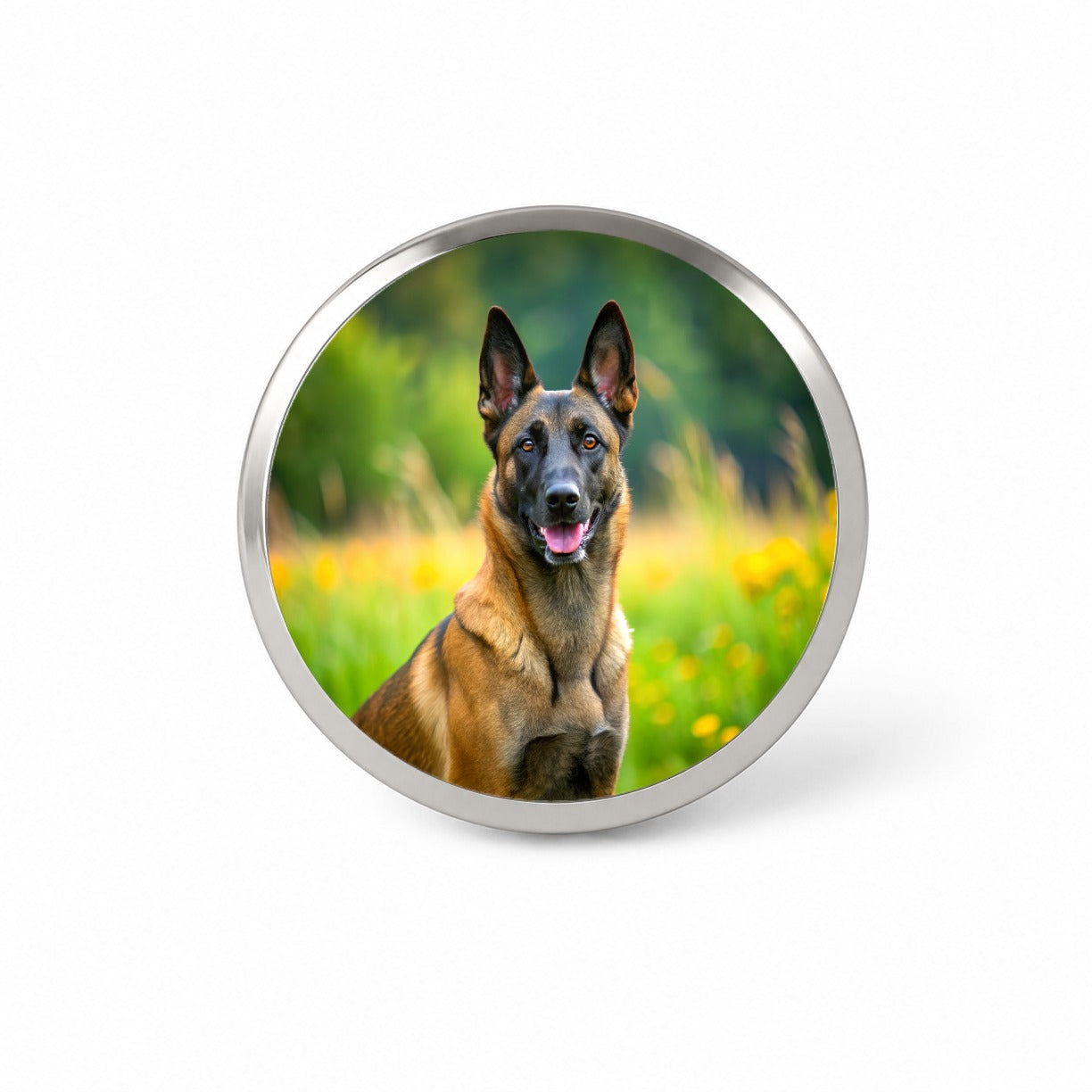 Belgian Malinois Dog Photo Novelty Hat Backpack Lapel Pin