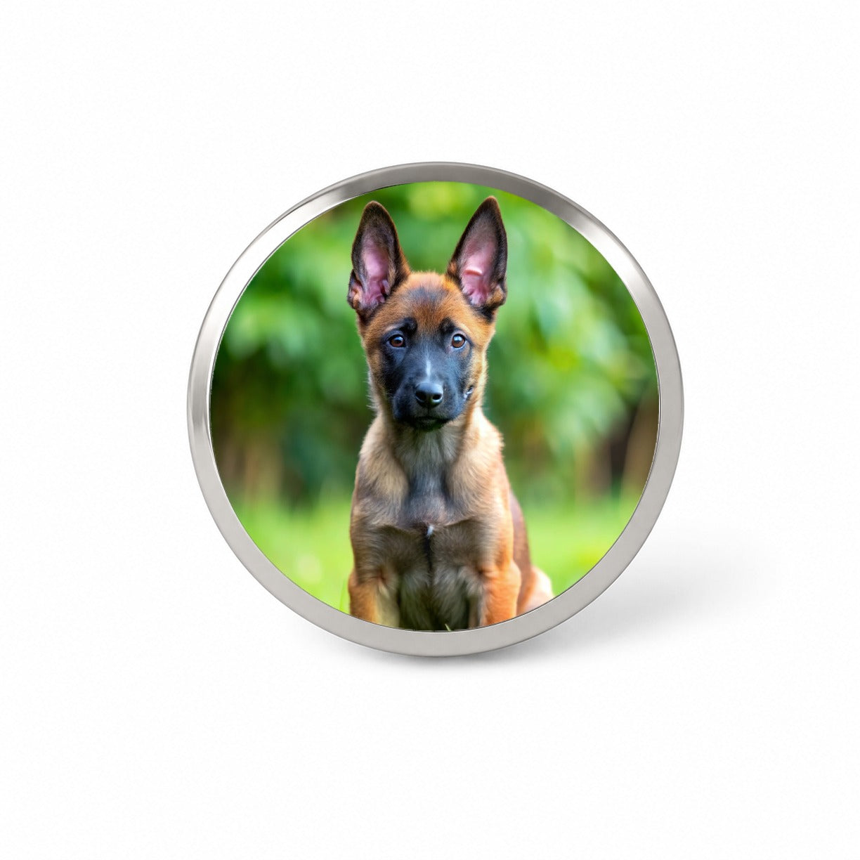 Belgian Malinois Dog Puppy Photo Novelty Hat Backpack Lapel Pin