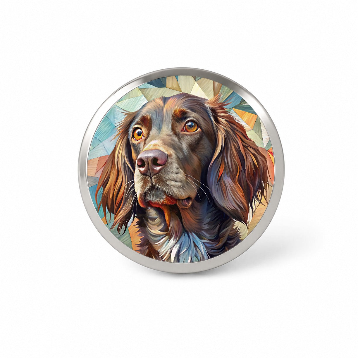 Boykin Spaniel Dog Contemporary Art Novelty Hat Backpack Lapel Pin