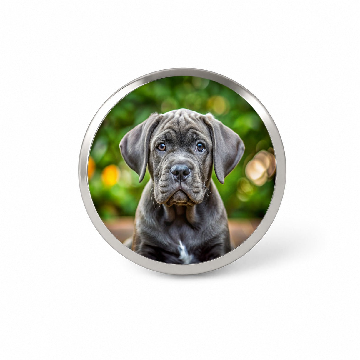 Cane Corso Dog Puppy Photo Novelty Hat Backpack Lapel Pin