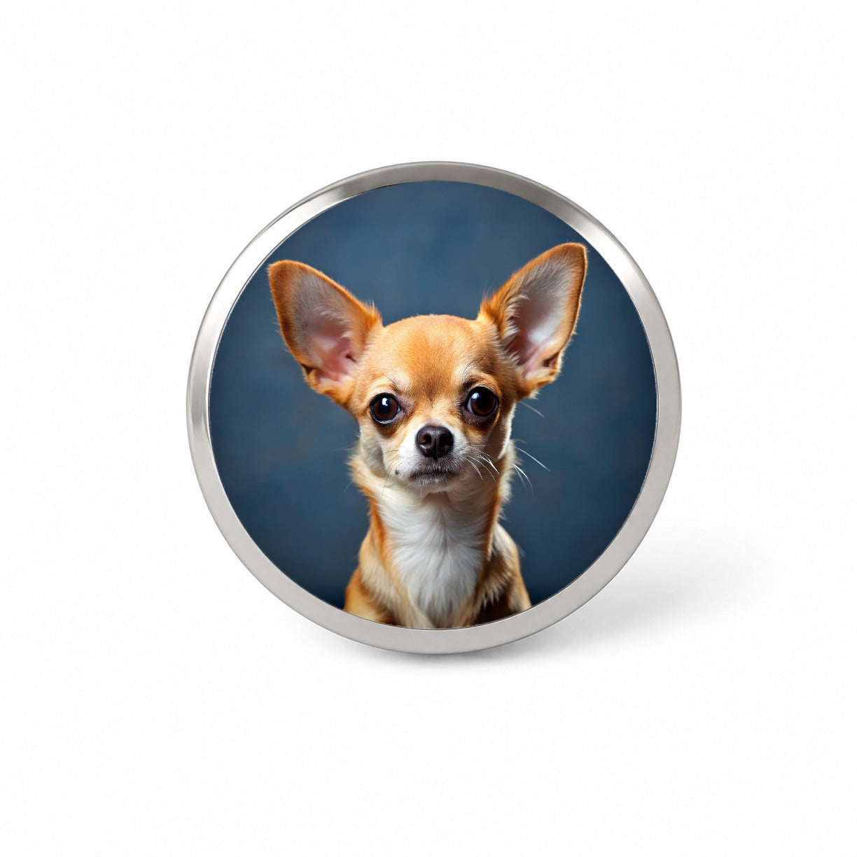 Chihuahua Dog Photo Novelty Hat Backpack Lapel Pin