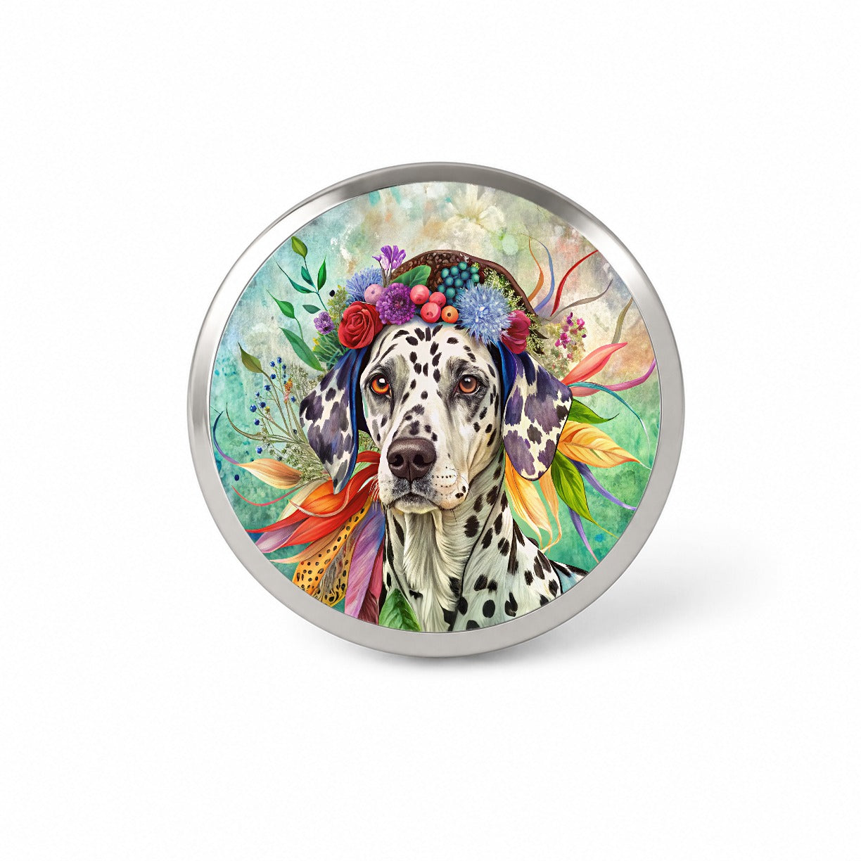 Dalmatian Dog French Bohemian Art Novelty Hat Backpack Lapel Pin