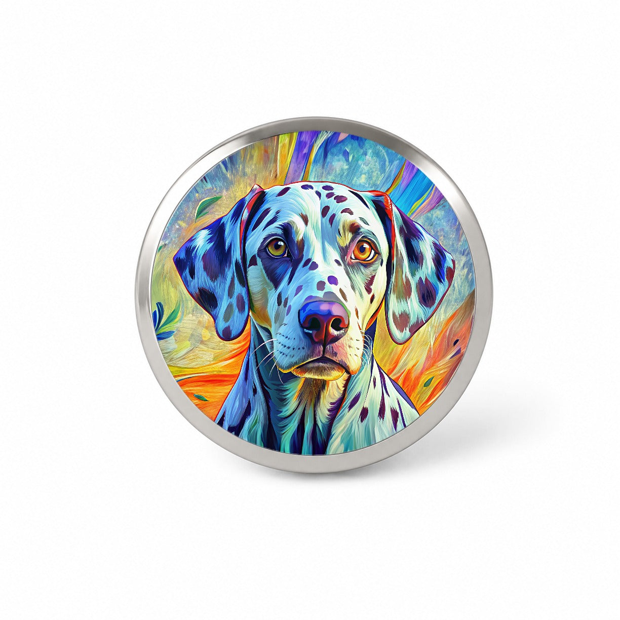 Dalmatian Dog Pop Art Novelty Hat Backpack Lapel Pin