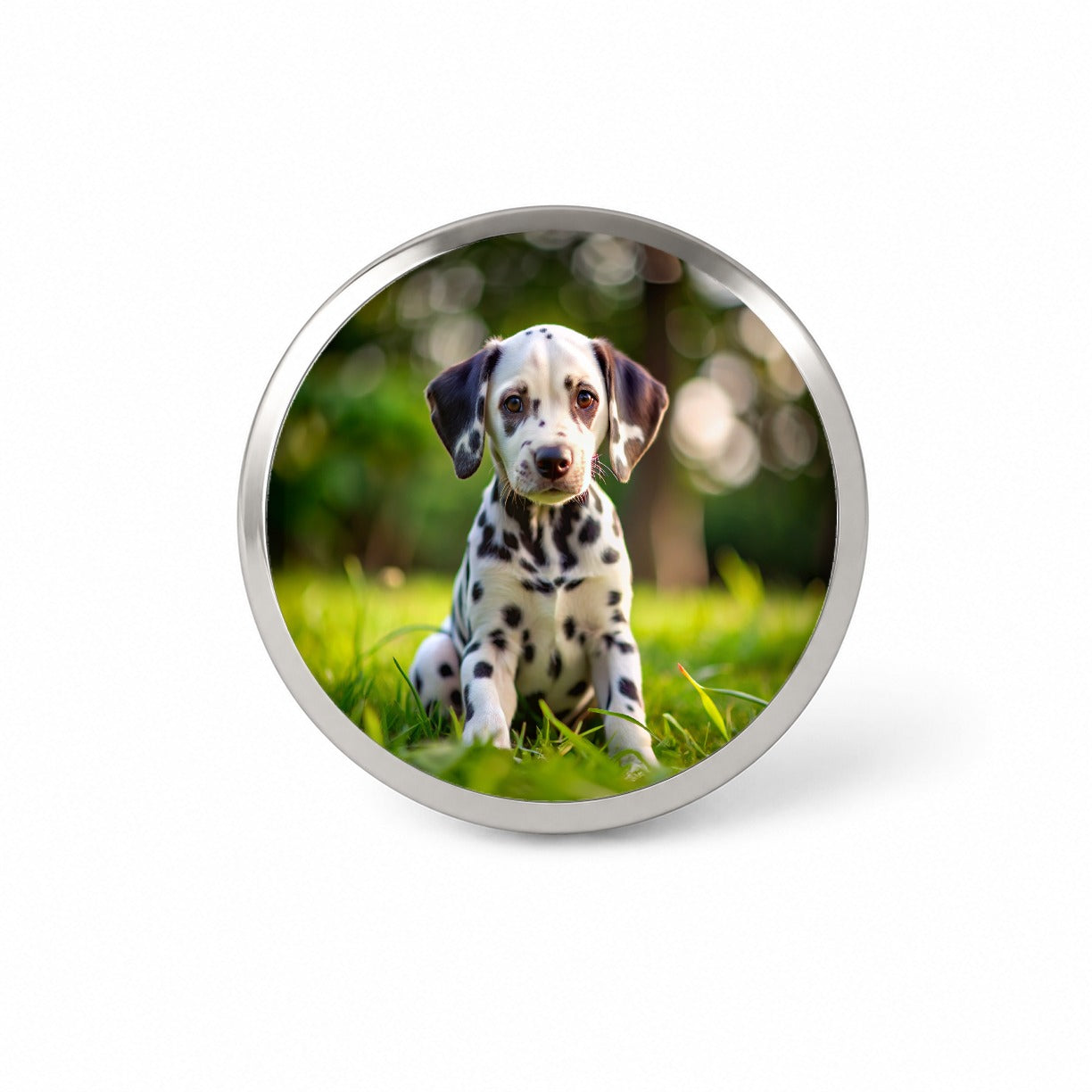 Dalmatian Dog Puppy Photo Novelty Hat Backpack Lapel Pin