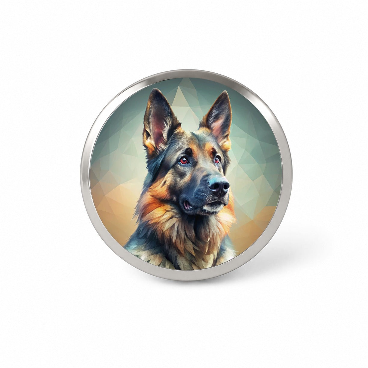German Shepherd Dog Contemporary Art Novelty Hat Backpack Lapel Pin