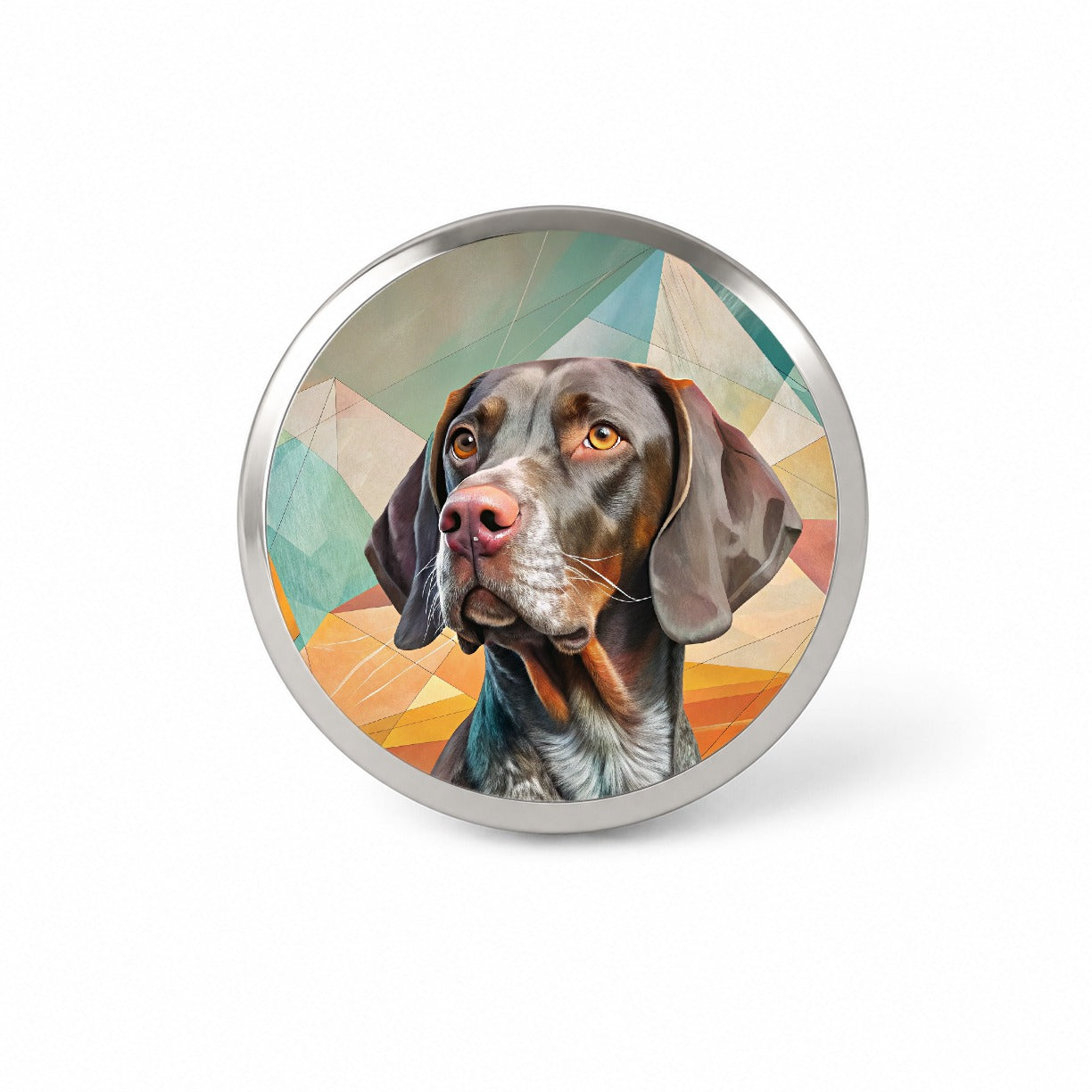 German Shorthaired Pointer Dog Contemporary Art Novelty Hat Backpack Lapel Pin