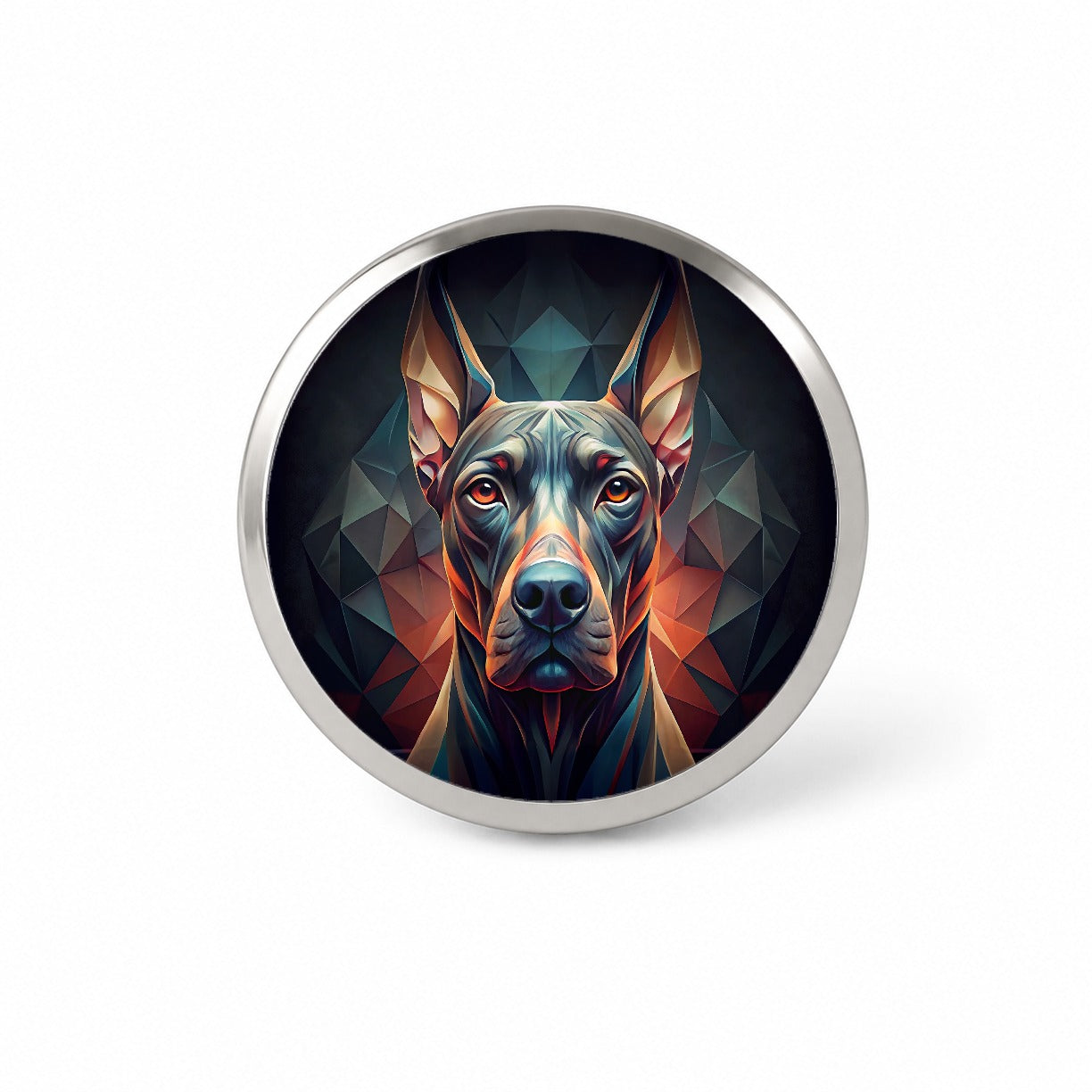 Great Dane Dog Abstract Stylized Art Novelty Hat Backpack Lapel Pin