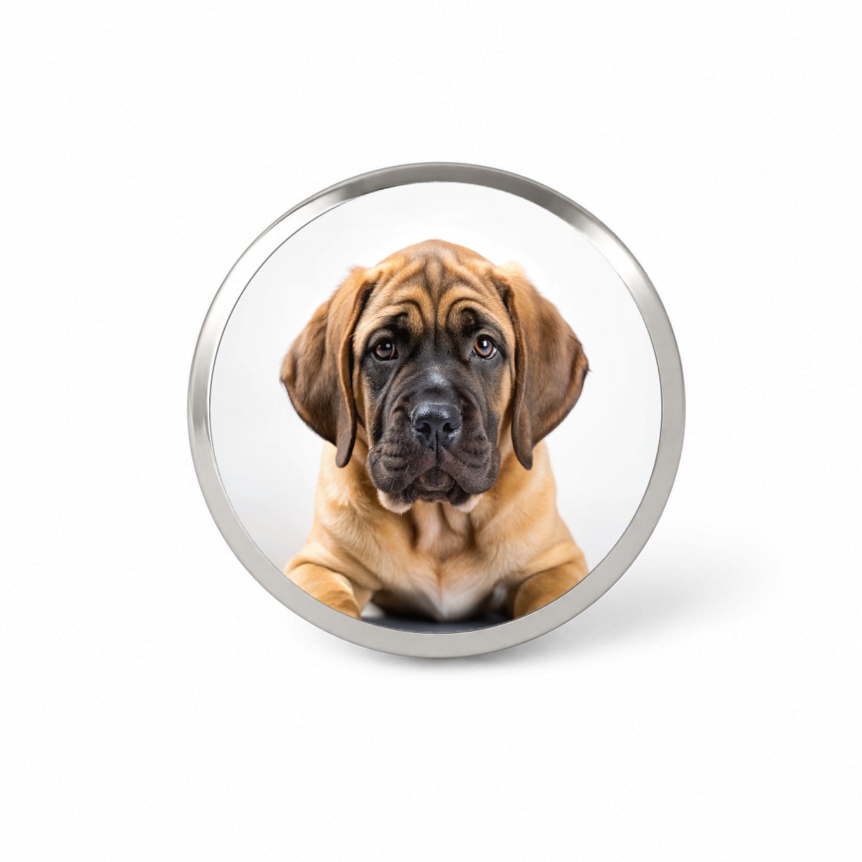 Mastiff Dog Puppy Photo Novelty Hat Backpack Lapel Pin