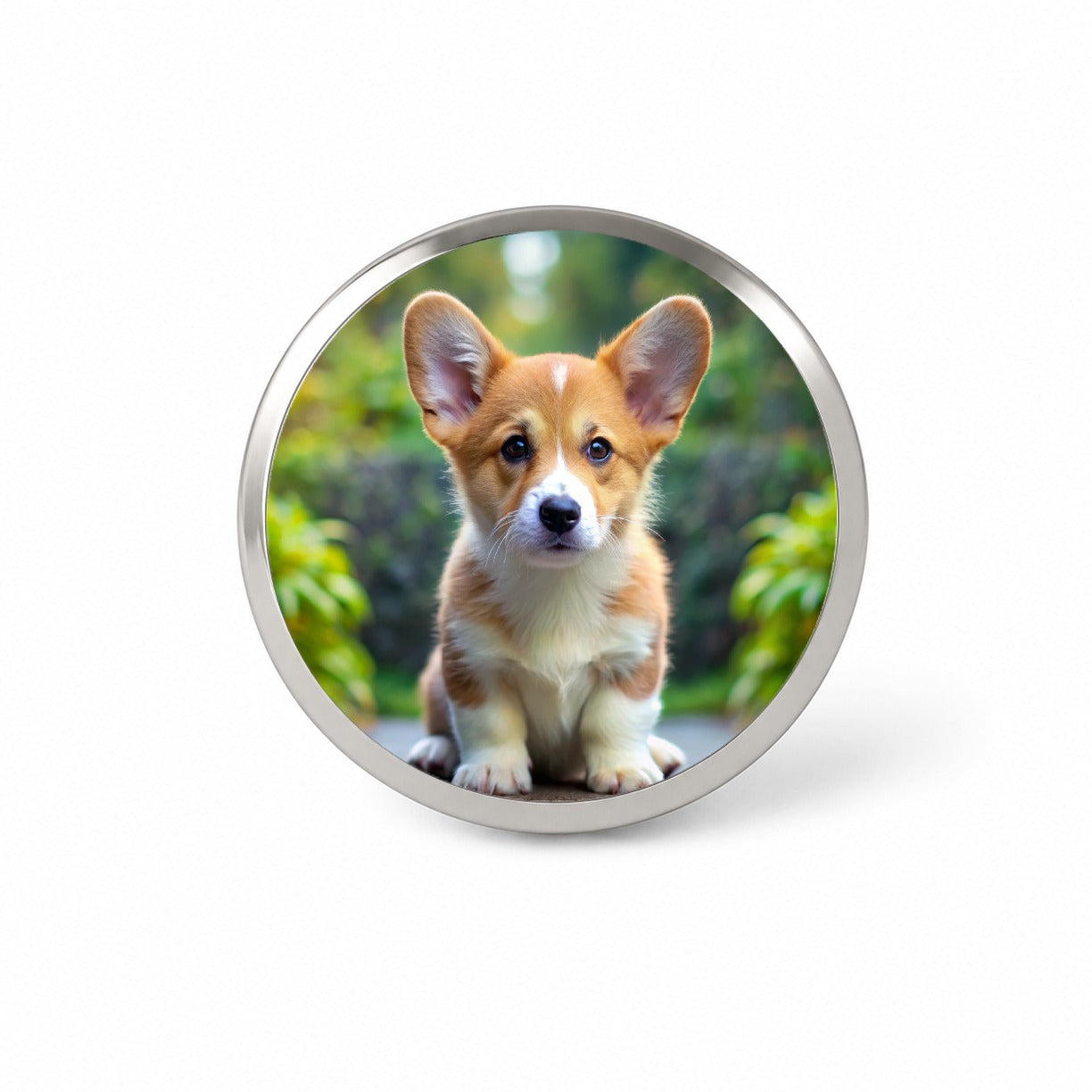 Pembroke Welsh Corgi Dog Puppy Photo Novelty Hat Backpack Lapel Pin