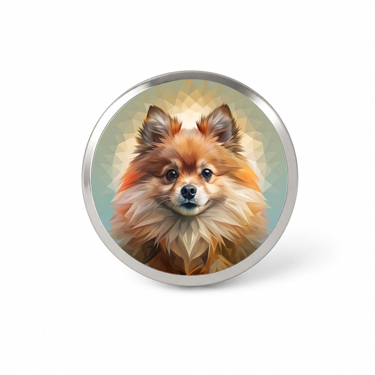 Pomeranian Dog Contemporary Art Novelty Hat Backpack Lapel Pin