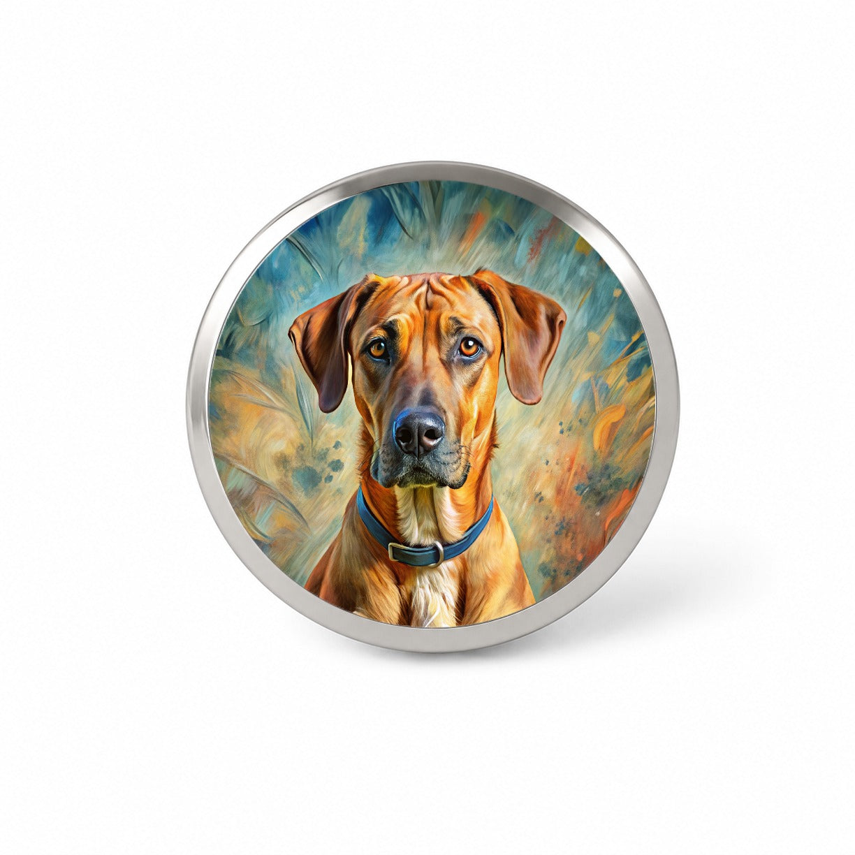 Rhodesian Ridgeback Dog Expressionism Art Novelty Hat Backpack Lapel Pin