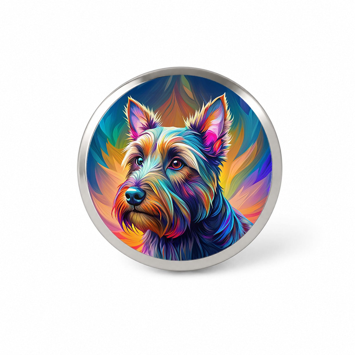 Scottish Terrier Dog Pop Art Novelty Hat Backpack Lapel Pin