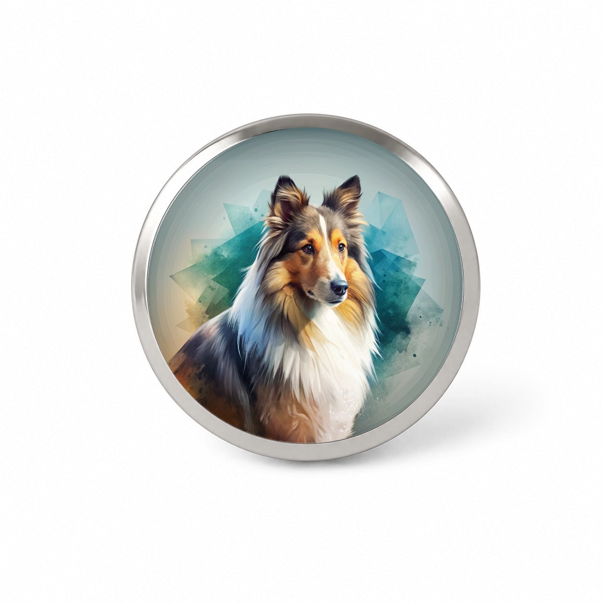 Shetland Sheepdog Sheltie Dog Contemporary Art Novelty Hat Backpack Lapel Pin