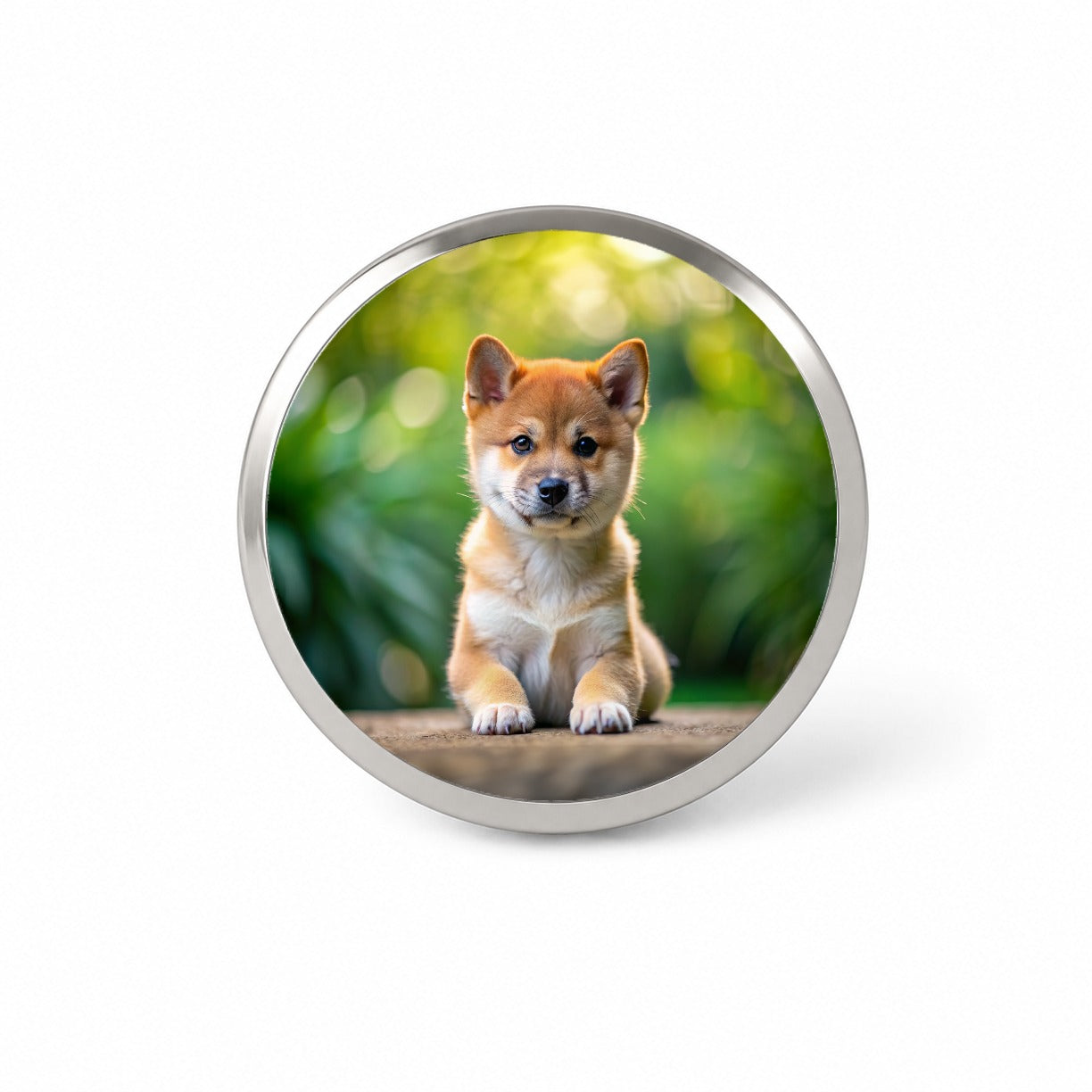 Shiba Inu Dog Puppy Photo Novelty Hat Backpack Lapel Pin