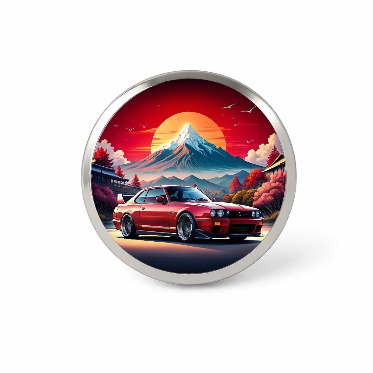 Japanese JDM Car Art Novelty Hat Backpack Lapel Pin