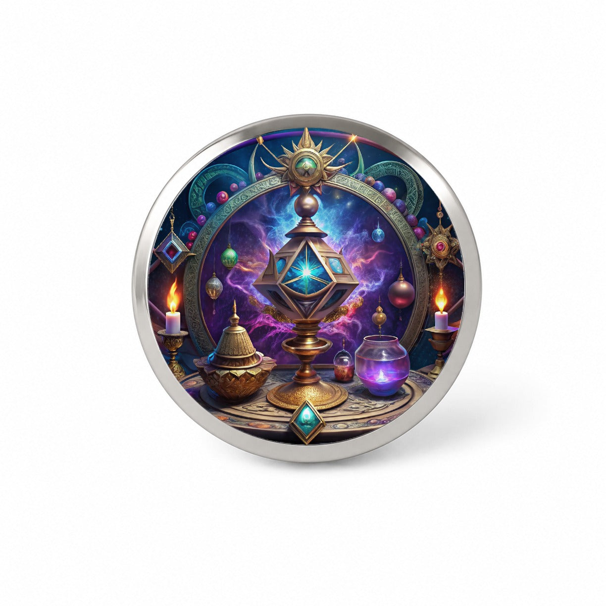 Magical Arcane Sorcerer Arts Novelty Hat Backpack Lapel Pin