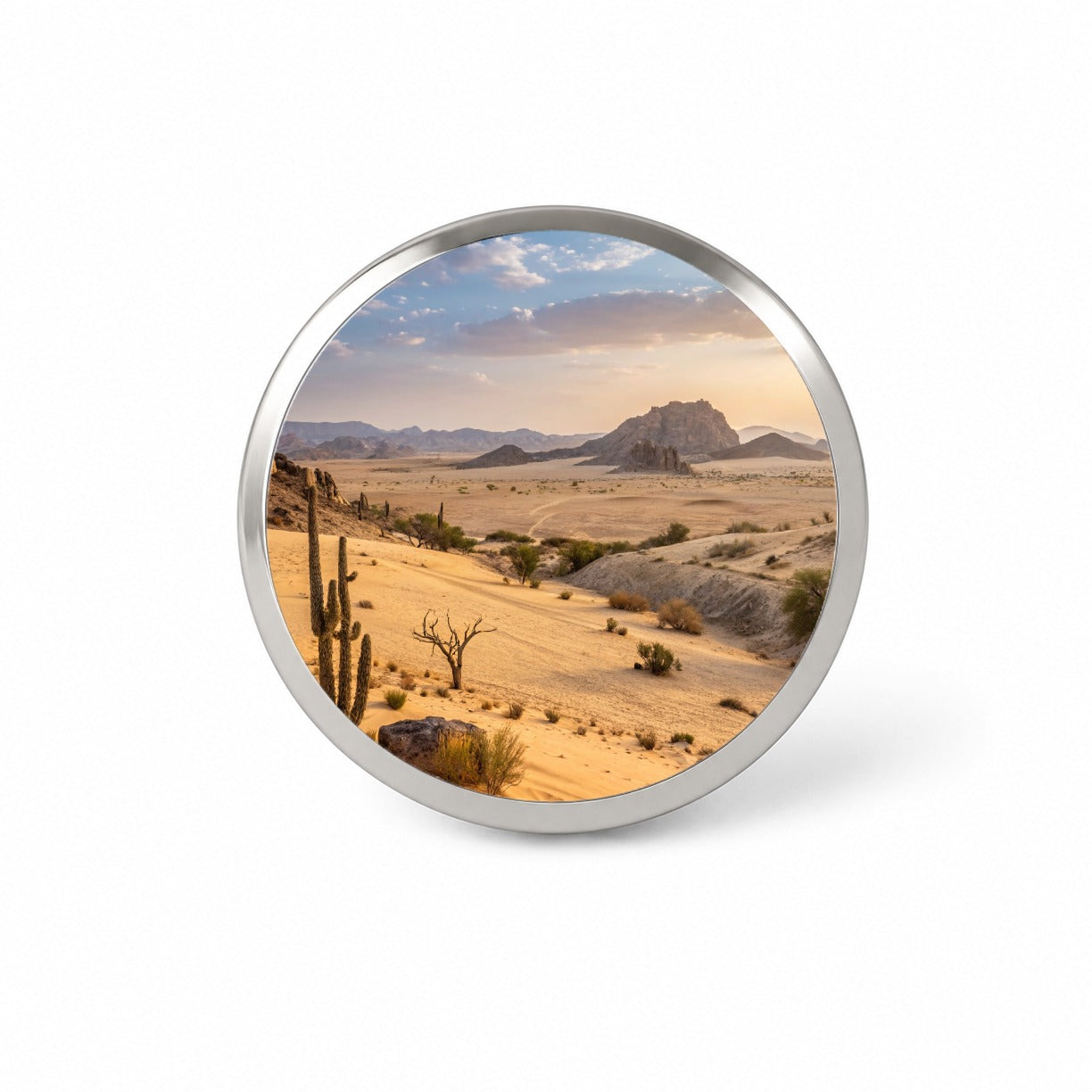 Beautiful Desert Novelty Hat Backpack Lapel Pin