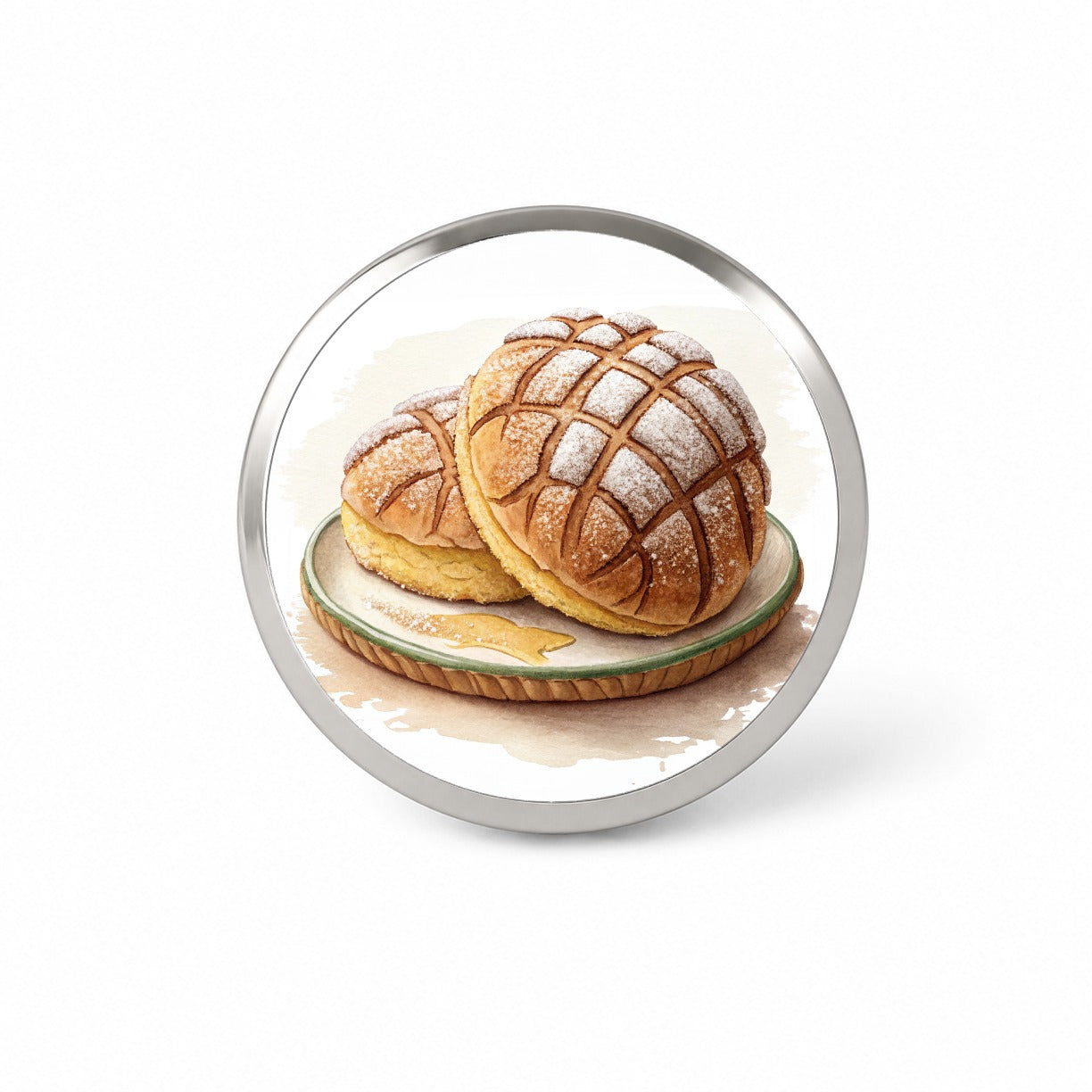 Conchas Pastry Mexican Sweet Bread Novelty Hat Backpack Lapel Pin
