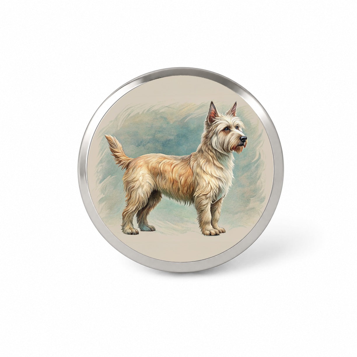 Berger Picard Dog Art Nouveau Novelty Hat Backpack Lapel Pin