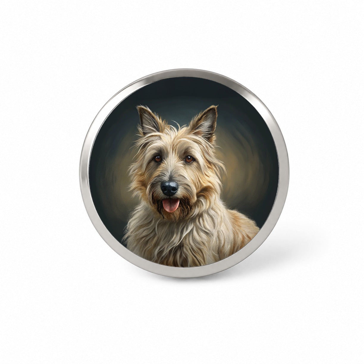 Berger Picard Dog Illustration Novelty Hat Backpack Lapel Pin