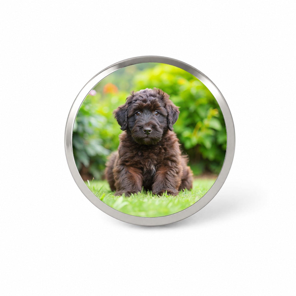 Bouviers Des Flandres Dog Puppy Photo Novelty Hat Backpack Lapel Pin