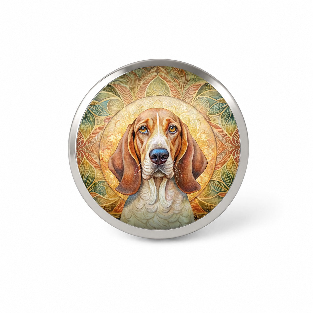 Bracco Italiano Dog Art Nouveau Novelty Hat Backpack Lapel Pin