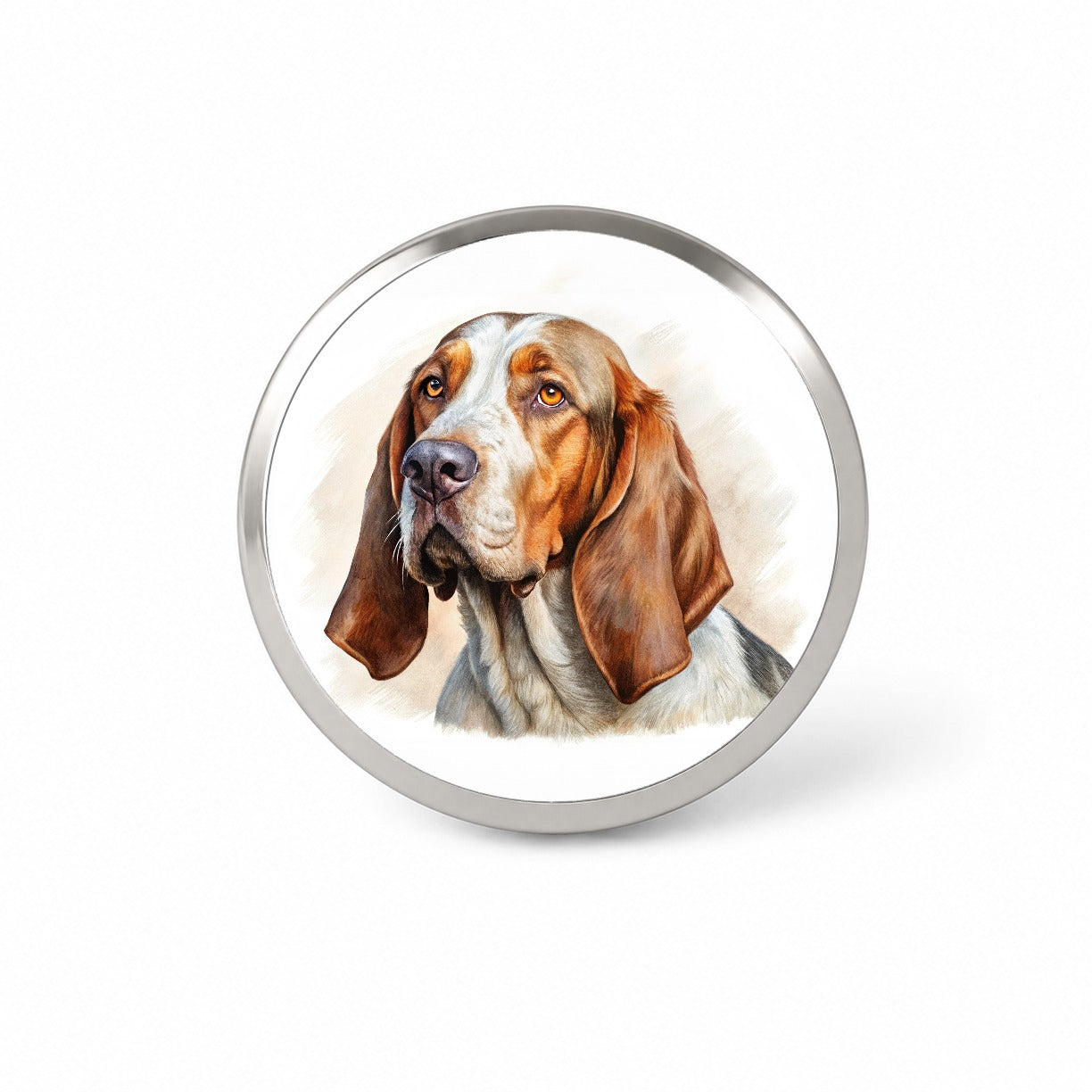 Bracco Italiano Dog Illustration Novelty Hat Backpack Lapel Pin