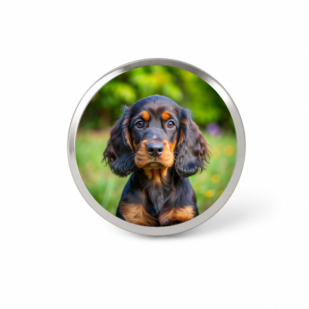 Gordon Setter Dog Puppy Photo Novelty Hat Backpack Lapel Pin