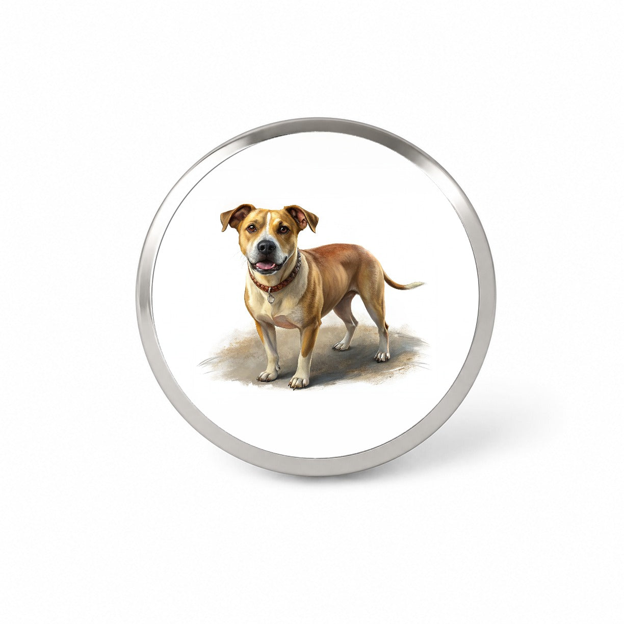 Labrabull Dog Illustration Novelty Hat Backpack Lapel Pin